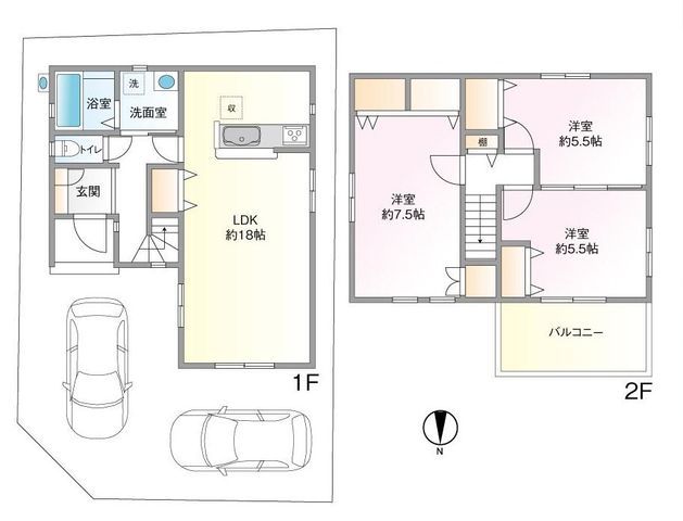 2020-Built 3LDK House with 2 Parking Spaces in Matsubara, Osaka - Thumbnail 2