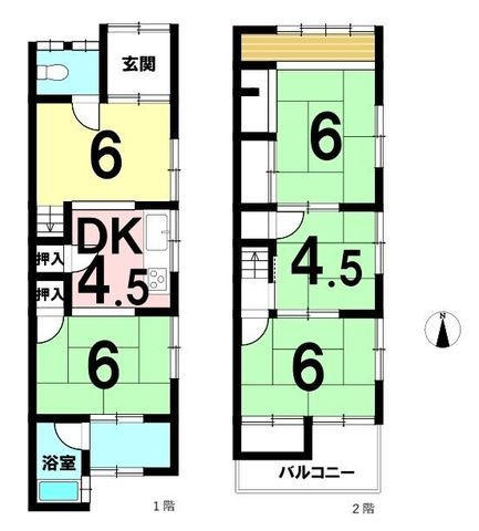 Used Detached House 5DK 68.4m2 in Muko City, Kyoto - Thumbnail 2