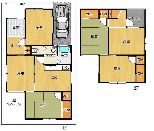 6DK House for Sale in Yao City, Osaka - 94.40 sqm - Thumbnail 2