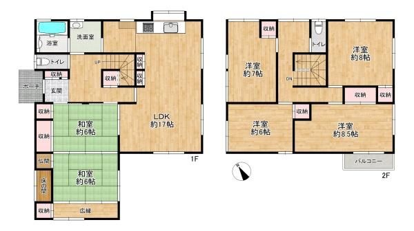 6LDK House for Sale in Kakogawa, Hyogo - 154m² on 348m² Lot - Thumbnail 2