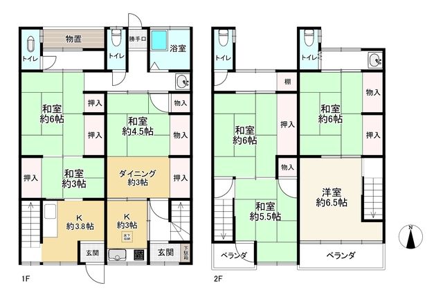 7DK Terrace House for Sale near Muko Station, Osaka - Thumbnail 3