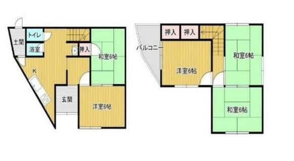 Used Detached House in Wakayama City - 5K 82.84 sqm - Thumbnail 4