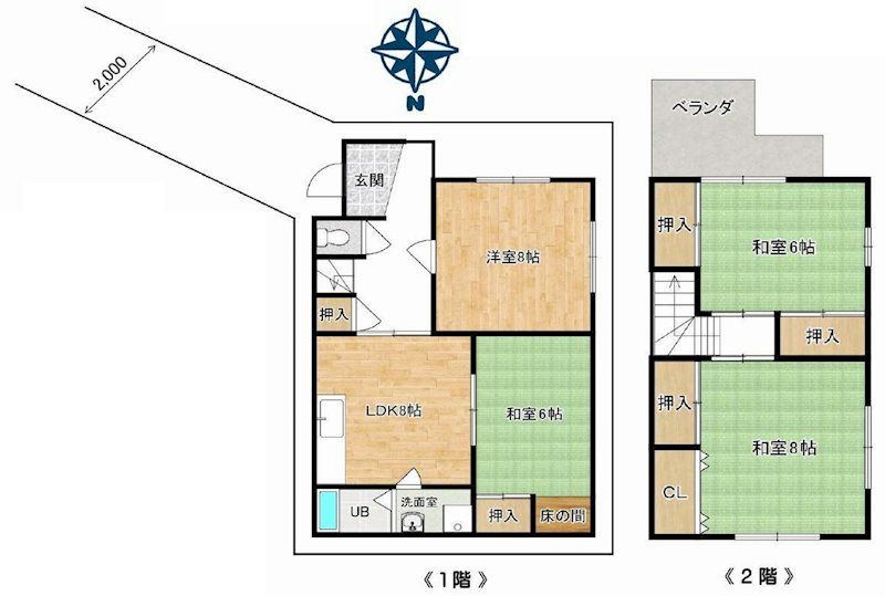 4LDK Detached House for Sale in Ibaraki, Osaka - 84.24 sqm - Thumbnail 2