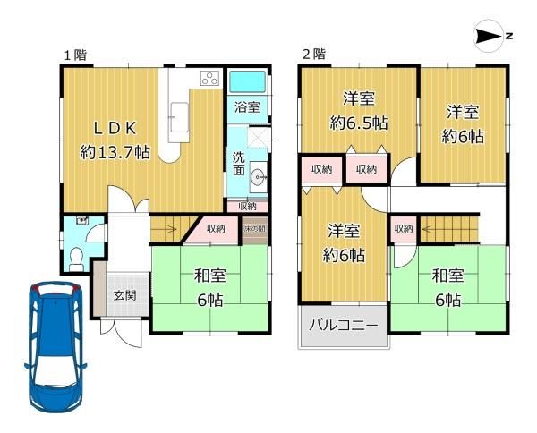 5LDK House for Sale in Yao City, Osaka - 100 sqm - Thumbnail 3