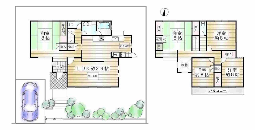 5LDK House for Sale in Ikoma, Nara - 140.77 sqm - Thumbnail 3