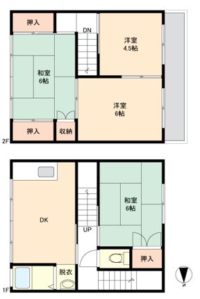 4DK Townhouse for Sale in Kobe Nagata Ward, Near Maruyama Station - Thumbnail 3
