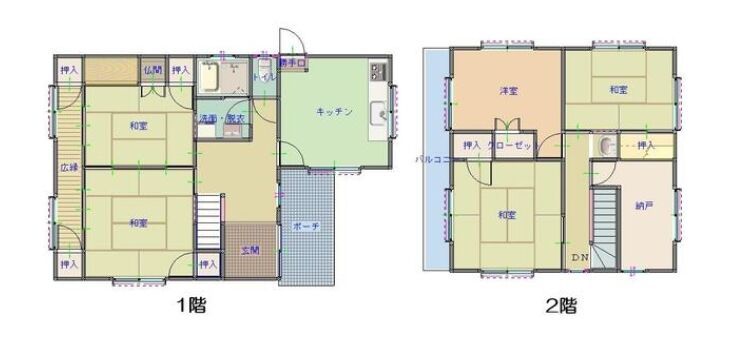 Used Detached House 5SDK 121.87m² in Wakayama City, Wakayama - Thumbnail 2