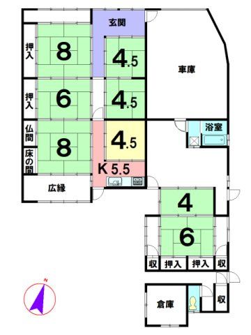 加西市和泉町の中古一戸建て 500万円 8K 368㎡ - Main Image
