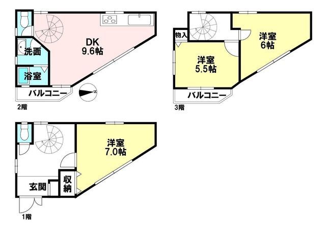 3DK Three-Story House for Sale in Ibaraki City, Osaka - Thumbnail 2