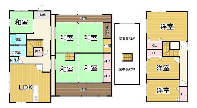 8LDK House for Sale in Himeji Yasutomi - 4.5M Yen - Thumbnail 2