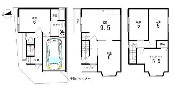 5DK Wooden House for Sale near Arisugawa Station, Kyoto - Thumbnail 3