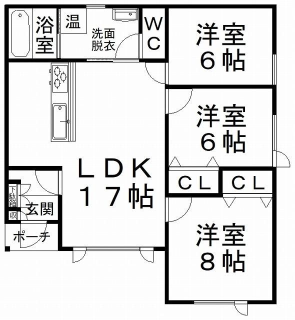 New 3LDK House for Sale in Kitami, Hokkaido - 77.76m2 - Thumbnail 2