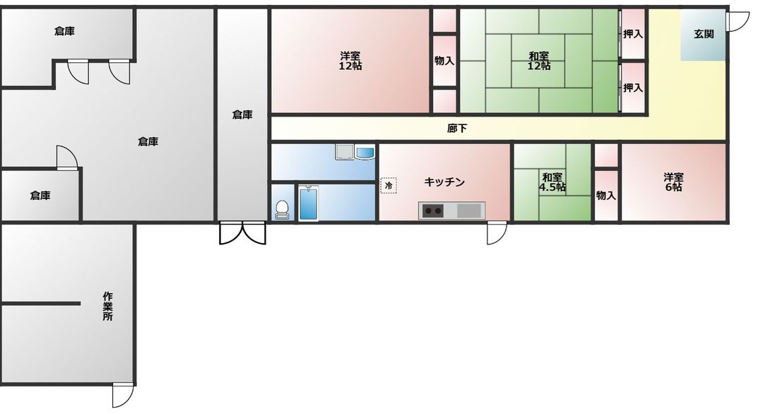 4DK Used House and Warehouse in Ishigaki City, Okinawa - Thumbnail 4