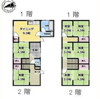 8DK Wooden House for Sale in Misaki Town, Osaka - 4300000 Yen - Thumbnail 3