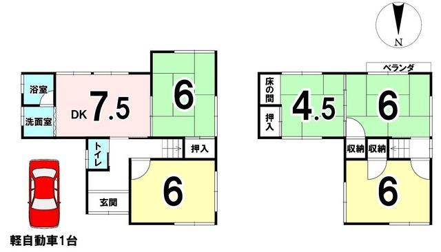 5DK Detached House for Sale in Kumatori, Osaka - 5 Million Yen - Thumbnail 3