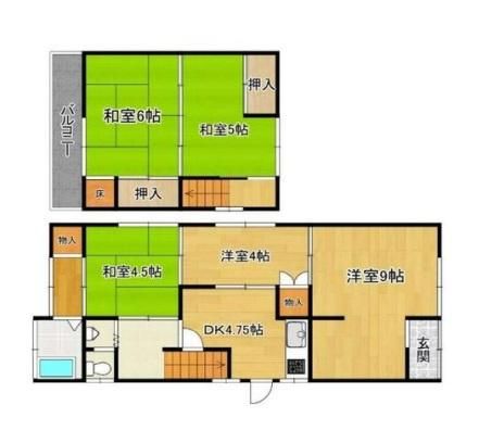 Used Detached House in Kitajima, Wakayama City - 5DK, 78.48 sqm - Thumbnail 4
