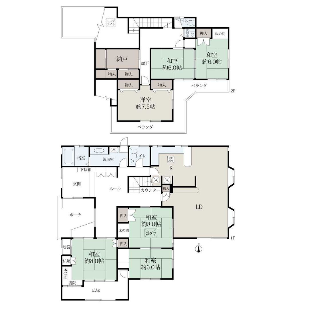 6SLDK House for Sale in Higashiosaka, Osaka - 215 sqm - Thumbnail 3