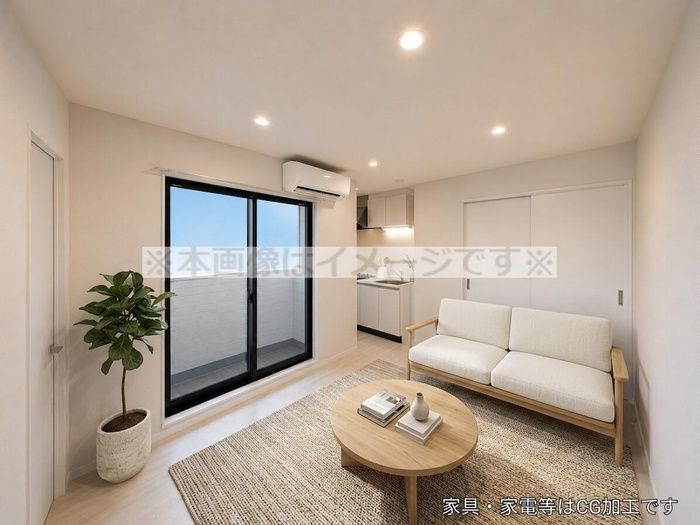 New 1LDK Apartment Near Shimosone Station in Kitakyushu - Thumbnail 2