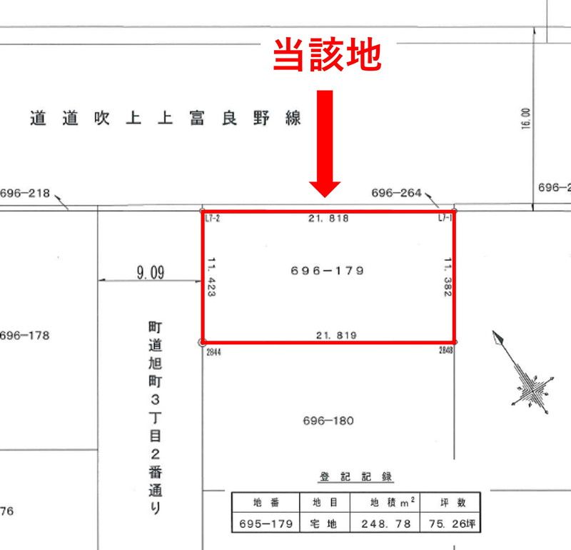Land for Sale in Kamifurano, Hokkaido - 248.78 sqm Corner Plot - Thumbnail 4