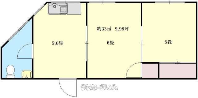 2DK Apartment for Rent in Naha, Okinawa near Kencho-mae Station - Thumbnail 2