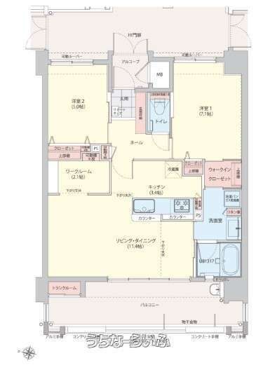 Enz Marine Harbor 2LDK Apartment for Sale in Urasoe, Okinawa - Thumbnail 2