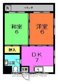 Rental Apartment in Ginowan City, Okinawa - 2DK with Parking - Thumbnail 2