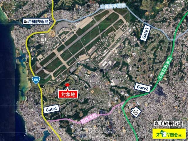 80sqm Land for Sale in Chatan, Okinawa - Adjacent to Kadena Air Base - Image 1