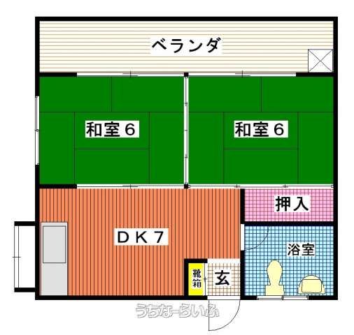 2DK Apartment for Rent in Naha Yogi | 40,000 Yen | Sangai Heim - Thumbnail 2
