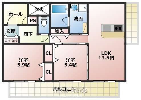 Shine Grace Mansion 603: 2LDK Apartment for Rent in Urasoe, Okinawa - Thumbnail 2