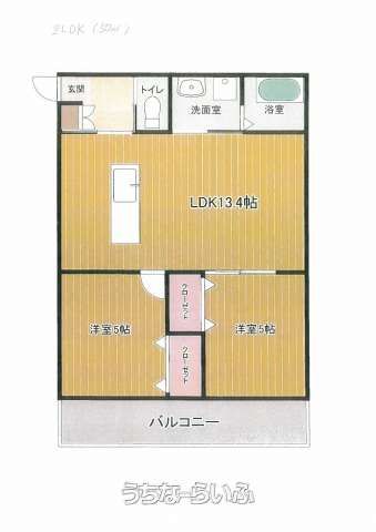 New 2LDK Apartment for Rent in Urasoe City, Okinawa - Thumbnail 3