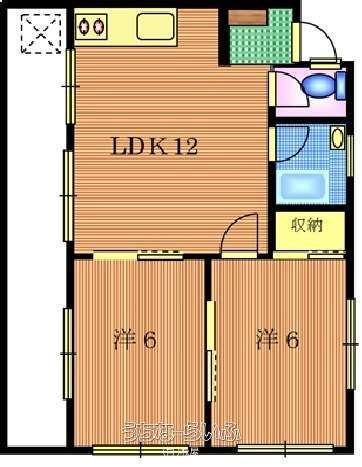 2LDK Apartment for Rent in Okinawa City, Corner Unit - Thumbnail 2
