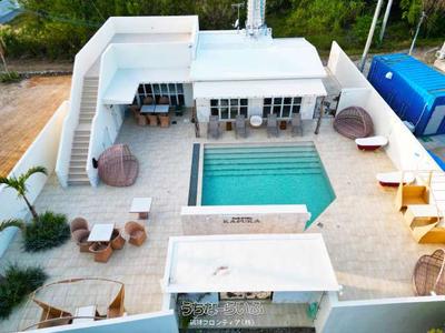 Beachside Commercial Property with Private Pool in Kouri, Okinawa — Image 1, Nakijin, Okinawa