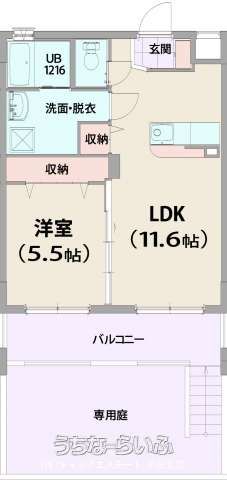 New 1LDK Apartment for Rent in Okinawa City, Kubota - Thumbnail 4
