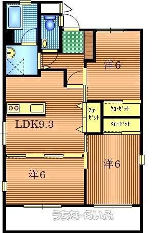 3LDK Apartment for Rent in Okinawa City, Grand Hills Miki I - Thumbnail 3