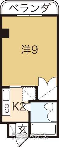 1K Apartment for Rent in Naha, Okinawa - 6th Floor, Elevator, Free Internet - Thumbnail 2