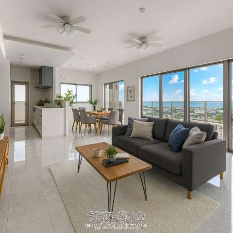 New 2LDK Ocean View Apartment for Rent in Okinawa City - Thumbnail 4