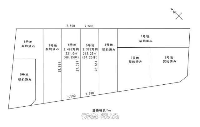 212.25㎡ Land Plot for Sale in Okinawa City, Chibana - Thumbnail 2