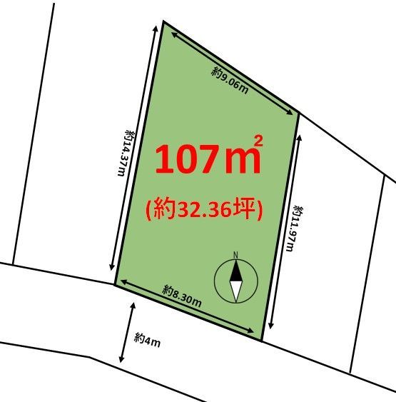 Vacant Land for Sale in Munakata City, Fukuoka - 107 sqm - Thumbnail 3