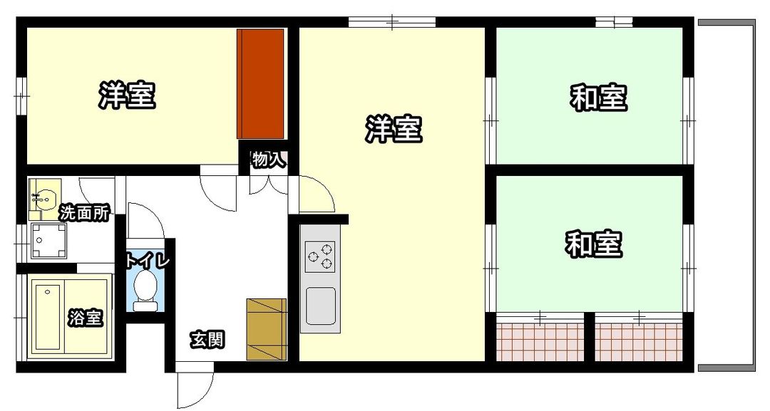 3LDK Apartment for Sale in Kitakyushu with Private Garden - Thumbnail 3