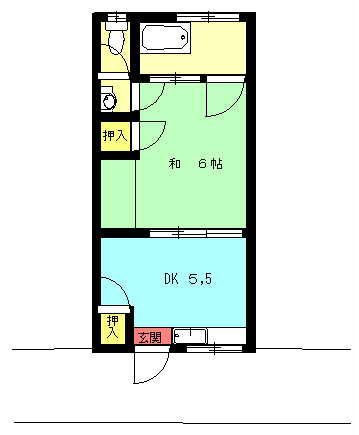 Tokumae Apartments 11 Rental in Iizuka, Fukuoka - Image 1