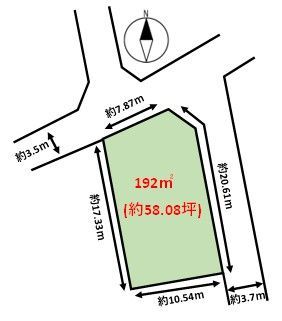 192 sqm Corner Lot Land for Sale in Munakata City, Fukuoka - Thumbnail 3