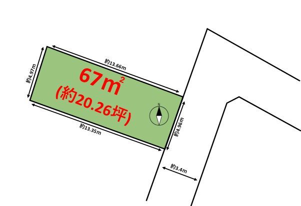 67 sqm Land for Sale in Kurume, Fukuoka - Ideal for Storage or Garden - Thumbnail 2