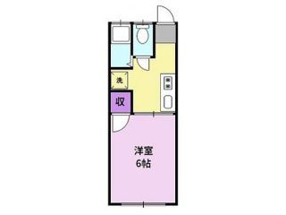 1K Apartment for Rent in Kurume, Fukuoka - 20,000 Yen - Thumbnail 3