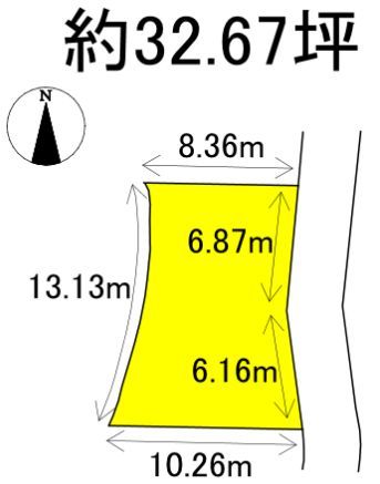 32 Tsubo Land for Sale in Chikushino City, Fukuoka - Thumbnail 4