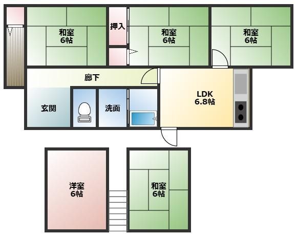 5DK Detached House for Sale on 380 sqm Land in Tagawa, Fukuoka - Thumbnail 2