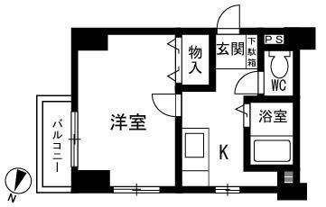 1K Apartment for Sale in Kurume, Fukuoka - 14.57% Yield - Thumbnail 4
