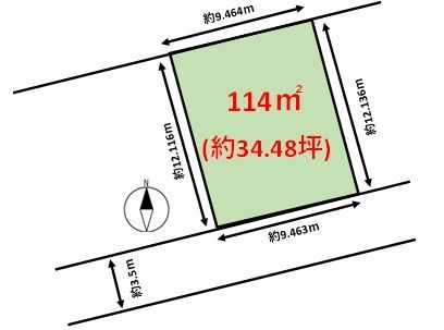 Land for Sale in Chikushino City, Fukuoka - 114 sqm - Thumbnail 2