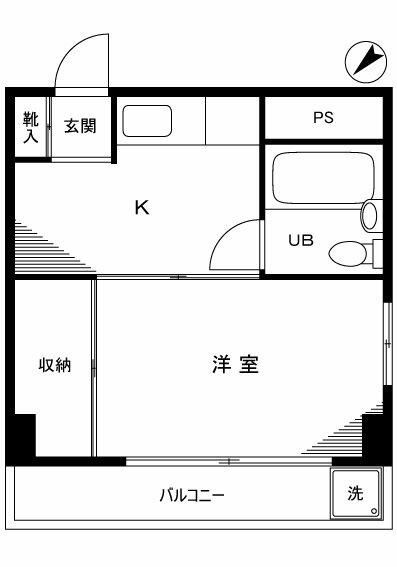 Used 1K Apartment in Nakano, Tokyo - 17.88 sqm - Thumbnail 4