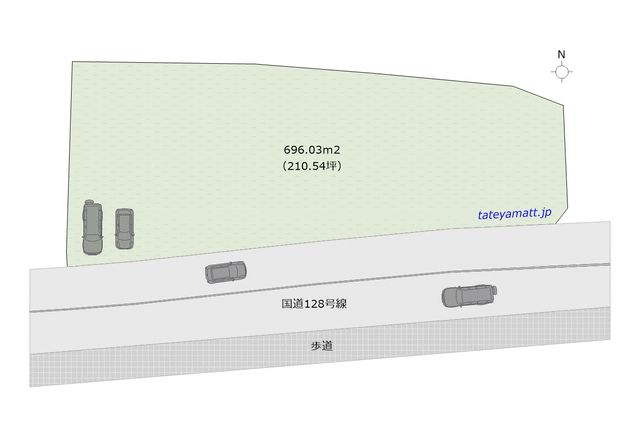 Land for Sale in Tateyama, Chiba - 696 sqm on National Route 128 - Thumbnail 3