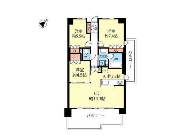 Polestar Matsumoto Nakajo South Residence 3LDK Condo for Sale - Thumbnail 4
